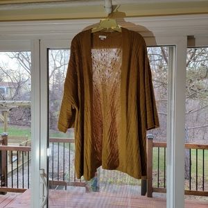 JJill 2x Gold Sweater